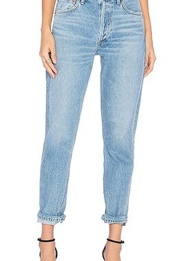 AGOLDE Jamie High Rise Classic Straight Taper Jeans
